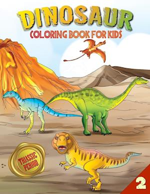 Dinosaur Coloring Book for Kids (Book 2)