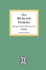 Old RICHLAND Families (Bucks County, Pennsylvania)