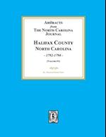Abstracts from the North Carolina Journal, Halifax County North Carolina, 1792-1794. (Volume #1)