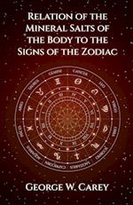Relation of the Mineral Salts of the Body to the Signs of the Zodiac 