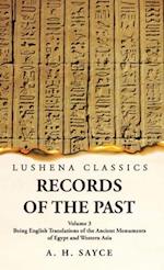 Records of the Past Being English Translations of the Ancient Monuments of Egypt and Western Asia Volume 3 