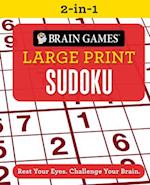 Brain Games 2-In-1 - Large Print Sudoku