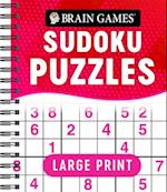 Brain Games - Large Print Sudoku Puzzles (Swoosh)