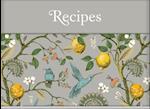 Recipes - Recipe Card Collection Tin (Floral Birds & Lemons)