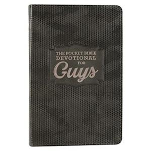 Pocket Bible Devotional for Guys Faux Leather