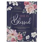She Is Blessed Prompted Journal