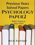 Previous Years Solved Papers-Psychology Paper 2