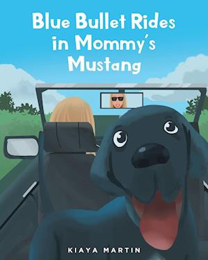 Blue Bullet Rides in Mommy's Mustang