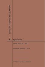 Code of Federal Regulations Title 7, Agriculture, Parts 1600-1759, 2019