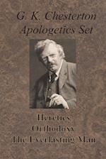 Chesterton Apologetics Set - Heretics, Orthodoxy, and The Everlasting Man 