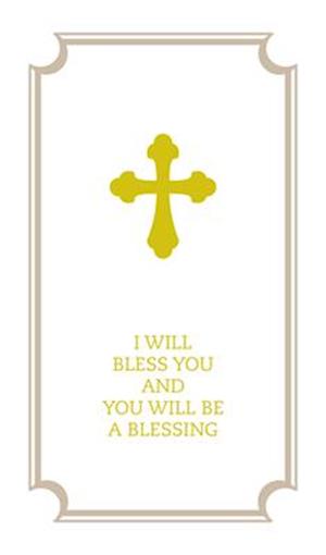 I Will Bless You and You Will Be a Blessing, Commemorative Wedding Booklet, Gift Edition