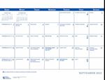 2023 Parish Wall Calendar : September 2022 through December 2023 