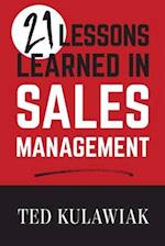 21 Lessons Learned in Sales Management 