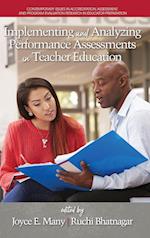 Implementing and Analyzing Performance Assessments in Teacher Education (hc) 