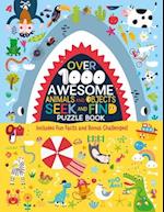 Over 1000 Awesome Animals and Objects Seek and Find Puzzle Book