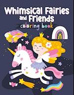 Whimsical Fairies Coloring Book