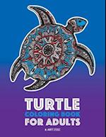 Turtle Coloring Book for Adults