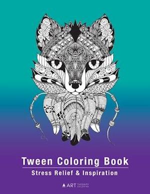 Tween Coloring Book: Stress Relief & Inspiration: Detailed Zendoodle Pages For Boys, Girls, Preteens, Ages 8-12, Intricate Complex Zentangle Drawings,