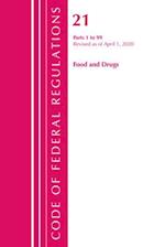Code of Federal Regulations, Title 21 Food and Drugs 1-99, Revised as of April 1, 2020
