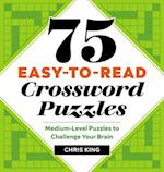 75 Easy-To-Read Crossword Puzzles