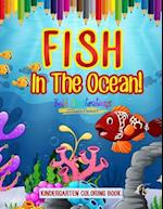 Fish in the Ocean! Kindergarten Coloring Book