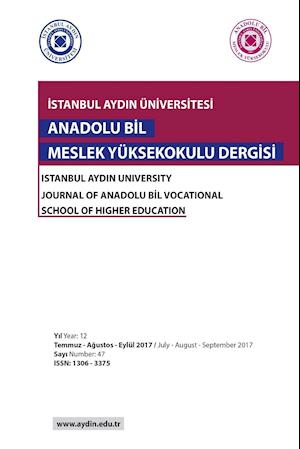 ISTANBUL AYDIN UNIVERSITY JOURNAL OF ANADOLU BIL VOCATIONAL SCHOOL OF HIGHER EDUCATION