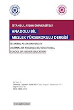 Istanbul Aydin University Journal of Anadolu Bil Vocational School of Higher Education