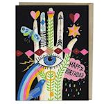 6-Pack Lisa Congdon for Em & Friends Women Rainbow Hand Card