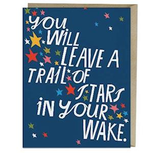 6-Pack Lisa Congdon for Em & Friends Women Trail of Stars Card