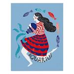 6-Pack Lisa Congdon for Em & Friends Aquarius Card