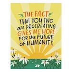 6-Pack Em & Friends Future of Humanity Baby Card