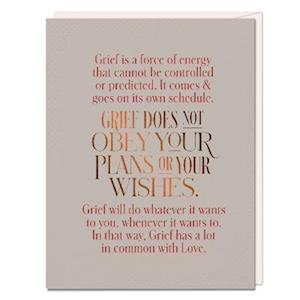 6-Pack Elizabeth Gilbert Grief Does Not Obey Card