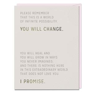 6-Pack Elizabeth Gilbert You Will Change Card