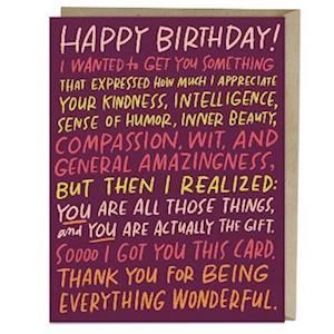 6-Pack Em & Friends Everything Wonderful Birthday Greeting Cards