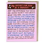 6-Pack Em & Friends Wishes for You as a Parent Card