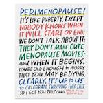 6-Pack Em & Friends It's Like Puberty Perimenopause Support Card