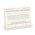 Em & Friends Permission to Feel Your Feelings Notepad