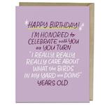 6-Pack Em & Friends Care About Birds Years Old Birthday Cards