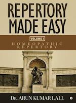 Repertory Made Easy Volume 1: Homeopathic Repertory 