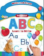 Active Minds Write-And-Erase Preschool ABC