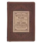 Journal Classic Zippered Luxleather a Man's Heart - Prov 16