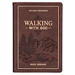 Devotional Walking with God Large Print Faux Leather