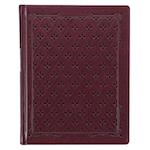 KJV Large Print Note-Taking Bible Burgandy Faux Leather