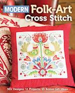 Modern Folk Art Cross Stitch