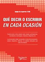 Qué decir o escribir en cada ocasión