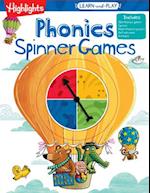 Kindergarten Learn-And-Play Phonics Spinner Games