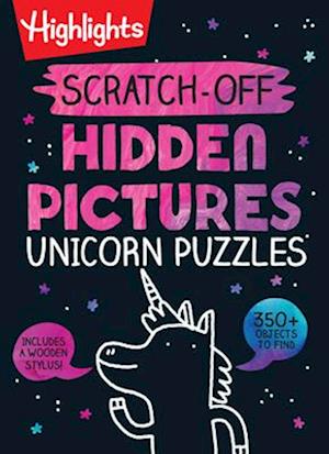 Scratch-Off Hidden Pictures Unicorn Puzzles