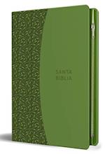 Santa Biblia Rvr 1960 - Letra Grande, Símil Piel, Verde, Con Cremallera E Imágenes de Tierra Santa