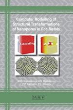 Computer Modelling of Structural Transformations of Nanopores in Fcc Metals