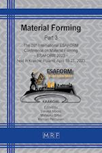 Material Forming - ESAFORM 2023 - Part 3 